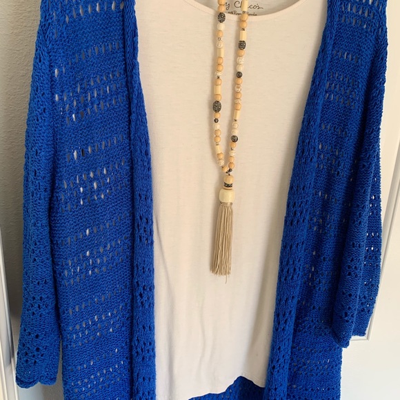 Chico’s Travelers knitted tunic jacket - Picture 2 of 3